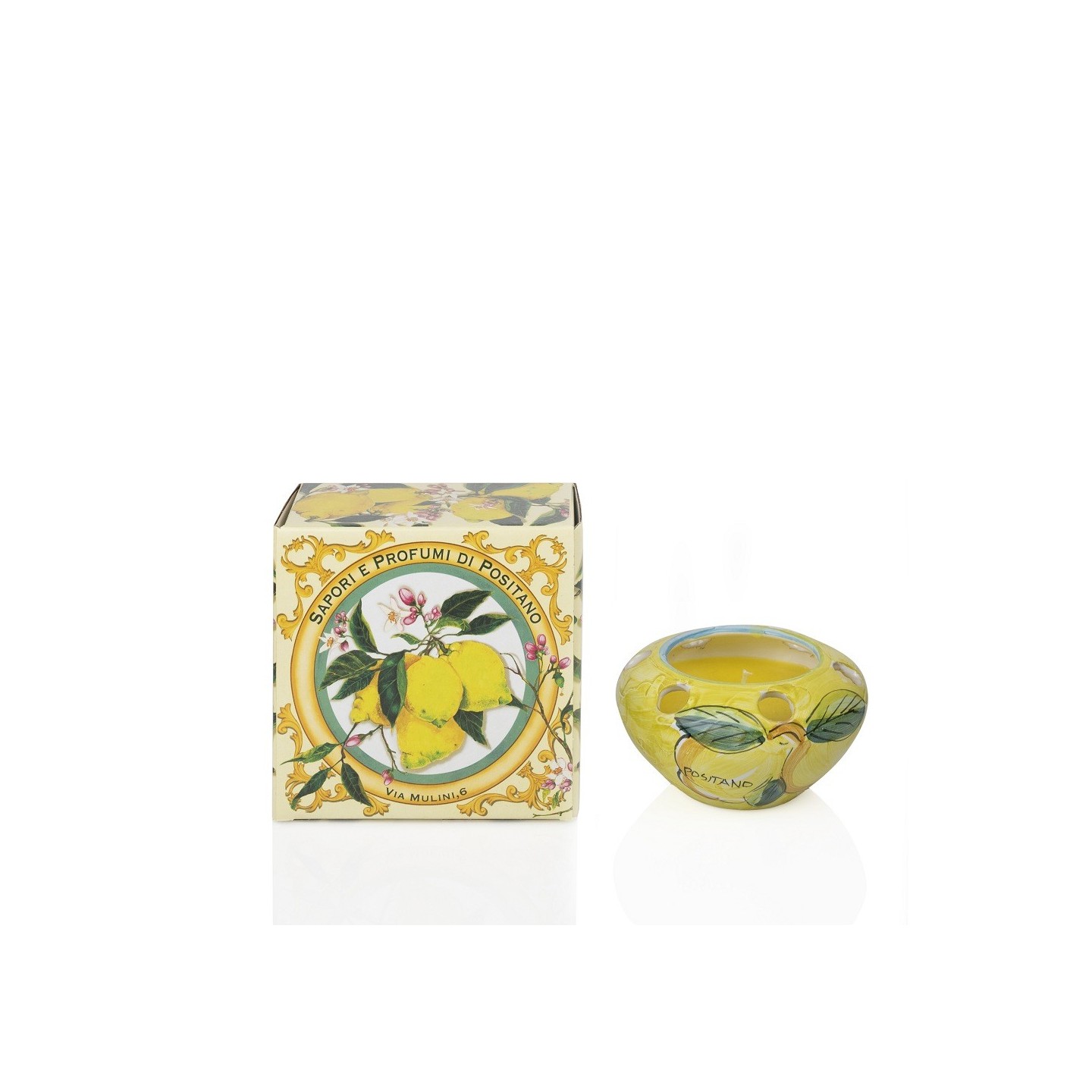 Scented candles with lemon essential oils and citronella essence – Sapori e Profumi di Positano