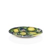 Hand-painted round ceramic plate featuring lemons  – Sapori e Profumi di Positano