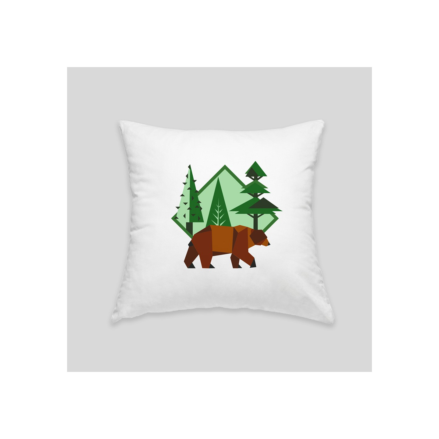Brown bear cushion