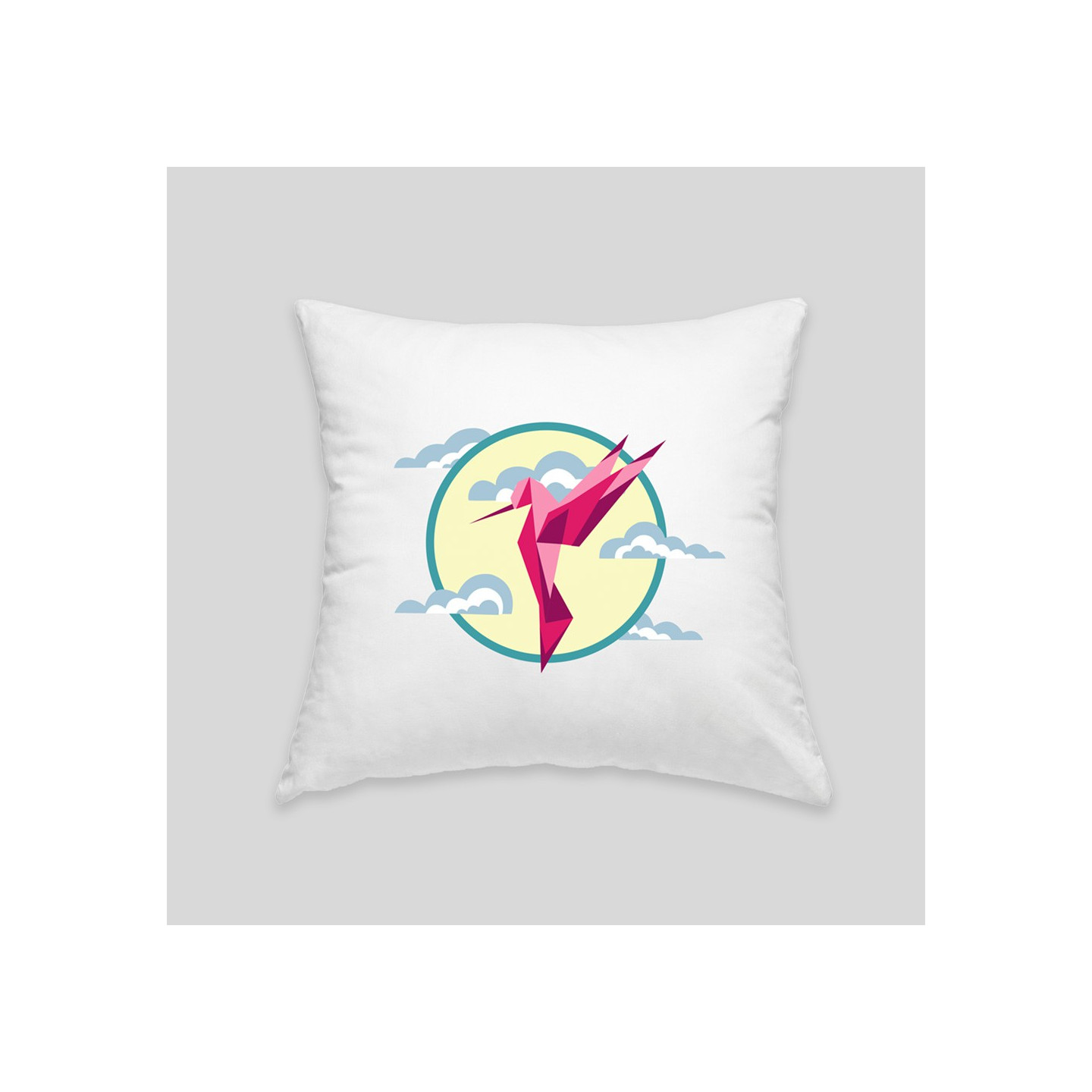 Hummingbird cushion