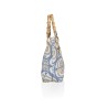 Cotton and silk bag from San Leucio, handmade in Italy with a real bamboo handle – Sapori di Positano