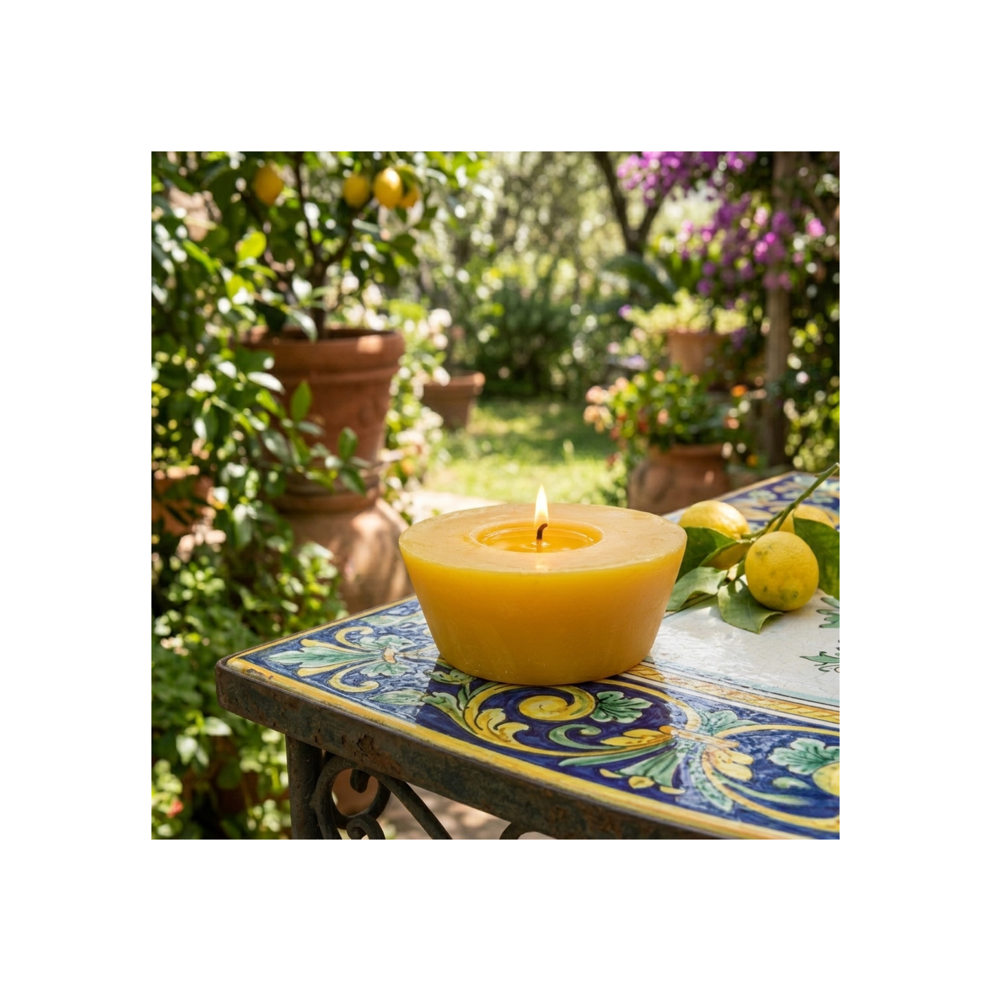 Scented candles with lemon essential oils and citronella essence – Sapori e Profumi di Positano