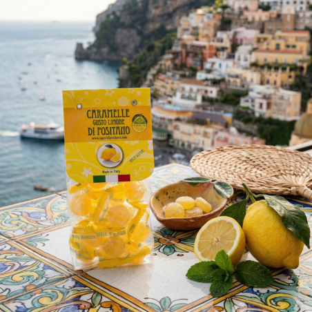 Caramelle con succo di limone 125 gr - Sapori e Profumi di Positano