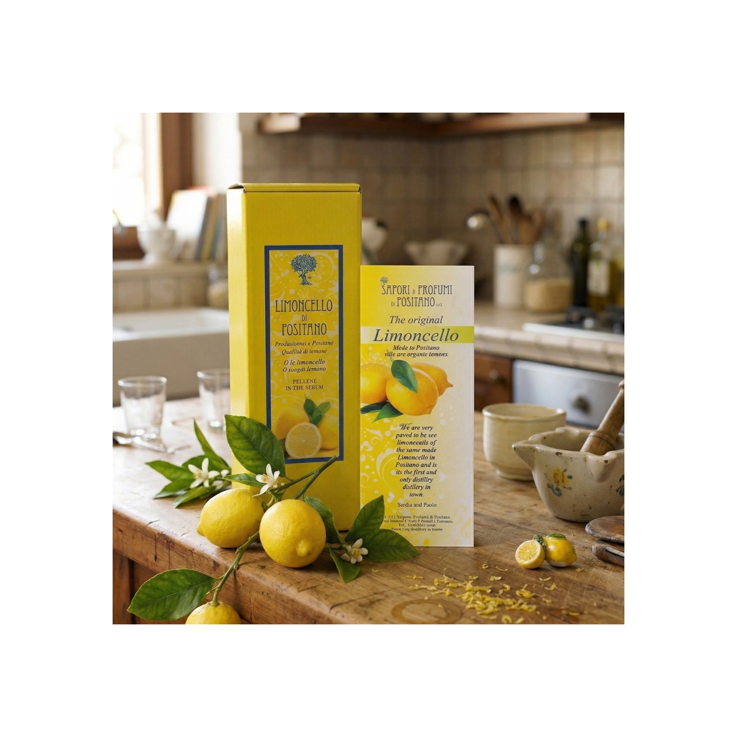 Limoncello artigianale 50 cl  - Sapori e Profumi di Positano